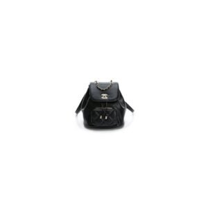 CHANEL 22B Black Caviar Backpack Small