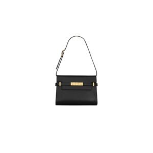 MANHATTAN SMALL SHOULDER BAG IN BOX SAINT LAURENT LEATHER
