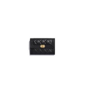 Chanel boy long wallet