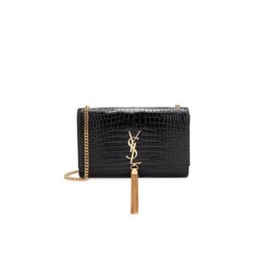 YSL KATE EMBOSSED SHOULDER BAG