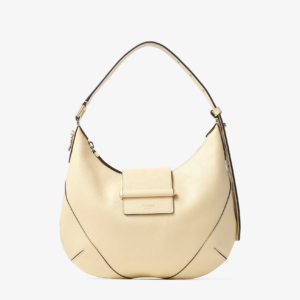 Bar Hobo Small Buttermilk Biker Leather Shoulder Bag
