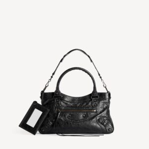 Balenciaga Le City Small First Handbag in Black