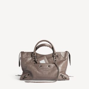 Women's Le City Bag Medium in Light Grey