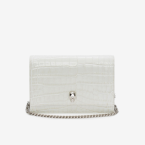 Small Skull Bag in Bone