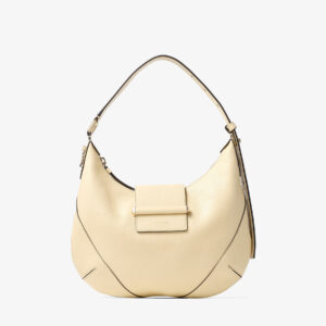 Bar Hobo Small Buttermilk Biker Leather Shoulder Bag