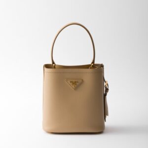 Prada Mini Panier Saffiano Leather Bucket Bag