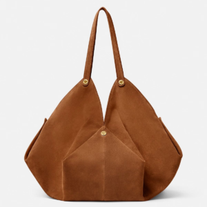Protea Large Suede Shoulder Bag