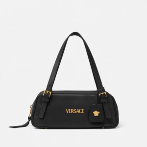 Versace Tag Nappa Bowling Bag