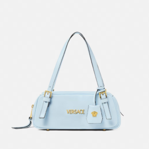 Versace Tag Nappa Small Bowling Shoulder Bag