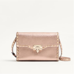 Rockstud Small Metallic Rockstud Chain Crossbody Bag